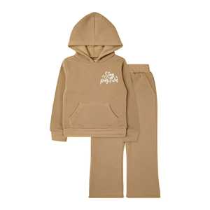 Ensemble en polaire décontracté 2 pièces pour le printemps/été 2T-3T-4T Beige RND Vêtements pour tout-petits 6-8 ans Garçons et filles - Product Image 3