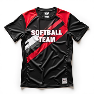 Maillots souples sublimés personnalisés pour hommes pour Softball Football Basketball Pêche Crew Neck 100% Confortable Respirant Wear - Product Image 6