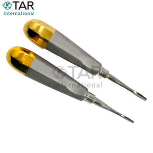 ชุดลิฟต์ฟัน2ซี่เครื่องมือทางการแพทย์ทางทันตกรรมด้านบนและล่าง3มม. และ4มม. ทำจากสเตนเลสสตีล - Product Image 2