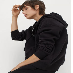 Wholesale Custom Printed Eco-Friendly <b>Fleece</b> <b>Women's</b> Plus Size Hoodie Designer <b>Pattern</b> Winter Full-Zip-Up Front Logo Hooded - Product Image 5