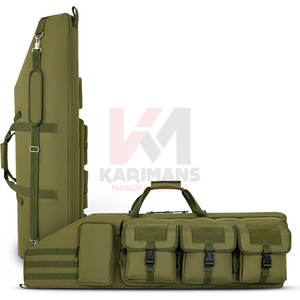 Heavy Duty Tactical Double Paintball Case Soft <b>Bag</b> 36 42 48 Inch Padded Backpack Removable <b>Divider</b> Adjustable Straps Large - Product Image 2