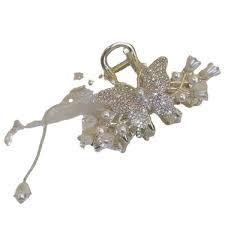 กิ๊บติดผมประดับคริสตัลเพชรเต็มรูปแบบกิ๊บติดผมประดับพลอยเทียมรูปดอกไม้ไข่มุกสำหรับผู้หญิงกิ๊บติดผมปากเป็ด - Product Image 3