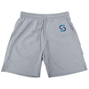 Wholesale Price <b>Pink</b> Color Cotton Terry <b>Fabric</b> Adults Gym Fitness Wear Shorts Personalized Low MOQ Durable Men Sports Shorts - Product Image 6