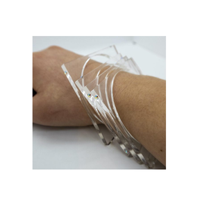 Bracelet en acrylique en gros Bracelet en tube pour Bracelet fait main Bracelet en perles en tube acrylique incurvé Bracelet - Product Image 2