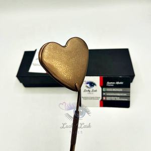 กล่องเก็บขนตาสำหรับต่อขนตารูปผีเสื้อเคลือบด้วยพลาสม่าสีโรสโกลด์จำนวนรุ่นกระจกสแตนเลสฉลากตามต้องการ - Product Image 4