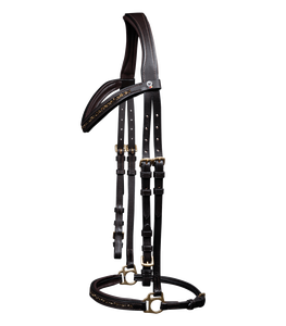 Équipement de cheval de course professionnel de luxe de haute qualité Collection de bridons équestres personnalisables en cuir durable - Product Image 1