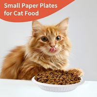 Assiettes en amidon de maïs compostables de 4 pouces, petites soucoupes jetables en vrac pour apéritifs, gâteaux, vaisselle de fête écologique résistante