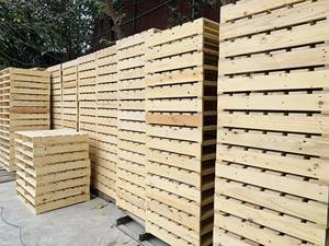 พาเลทไม้ภาษีต่ำคุณภาพสูง-วัสดุไม้ธรรมชาติบรรจุพาเลท4ทาง/2ทางสำหรับโลจิสติกส์ - Product Image 5