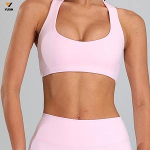High Quality Softness Cross <b>Back</b> Yoga Bra Women Fitness Gym Tops Push up Bra Athletic Running Sports Bra Yoga Wear - Product Image 3