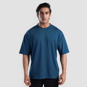 เสื้อยืด GA Prime Tee 2.0 สีเขียวอมฟ้า ผลิตจากผ้าเจอร์ซีย์คอตตอน 100% - Product Image 1
