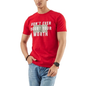 Camisetas de media manga de algodón 100% de alta calidad para hombre, camisetas informales transpirables con estampado de serigrafía, letras personalizables - Product Image 3