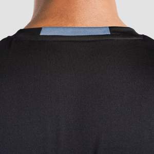 เสื้อกล้ามแขนตกสีดำสำหรับผู้ชาย - Product Image 5