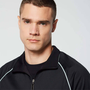 OEM ODM Servicio Nuevo diseño de moda 100% Algodón Transpirable Chándal Conjunto Ropa de entrenamiento Jogging Hombres Cremallera Chándales Conjunto - Product Image 6