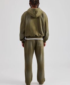 Top Trending Hombres de moda Fleece y poliéster Lavado Chándales Con capucha Slim Fit Cómodo Diseño único Trajes de sudor - Product Image 6