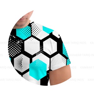 Camiseta de algodón de gimnasio para hombre con logotipo personalizado, camiseta de manga corta con estampado de secado rápido digital liso, tejido pesado, estilo formal de talla grande - Product Image 3