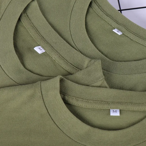 Directo de fábrica, camisetas de algodón 100% para hombre, camiseta transpirable de talla grande de 220gsm, camiseta en blanco de gran tamaño con estampado de logotipo personalizado - Product Image 3