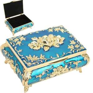 New Arrival <b>Decorative</b> White Metal Jewelry <b>Box</b> for Keeping Luxury Jewelry in Modern Design - Product Image 2