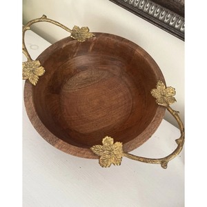 Cuenco de Metal de madera para servir, plato de alta calidad para dátiles, nueces, frutas, mesa para servir, decoración superior, uso en fiestas - Product Image 5