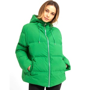 Chaqueta acolchada de invierno verde para mujer de diseño personalizado de alta calidad al por mayor estilo formal acabado con logotipo personalizado - Product Image 3