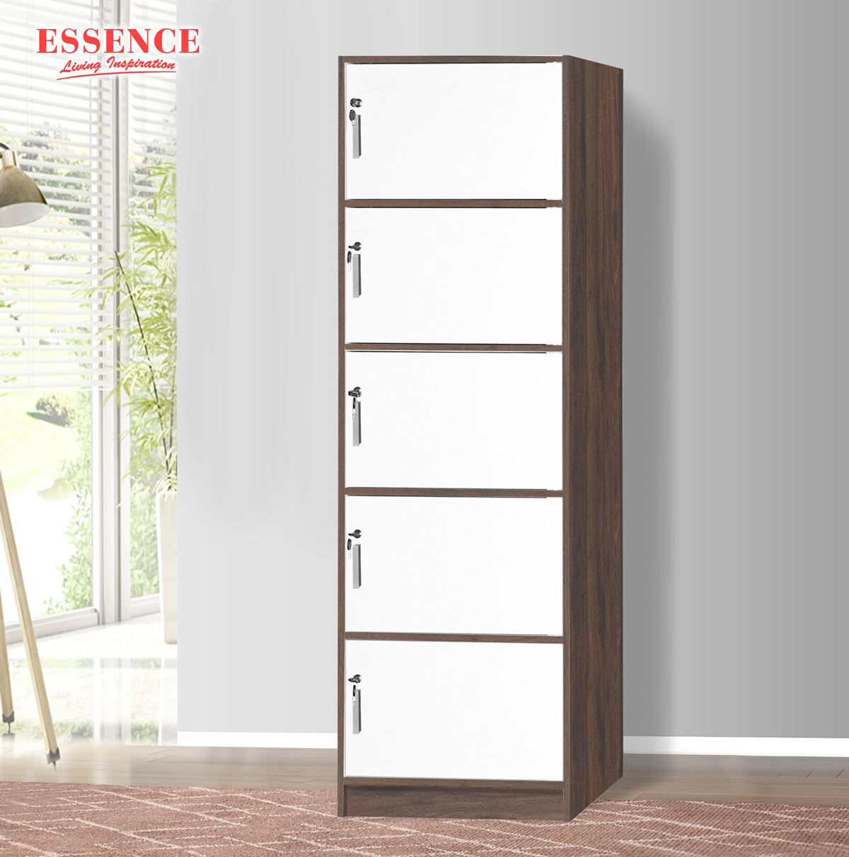 Columbia Walnut + White