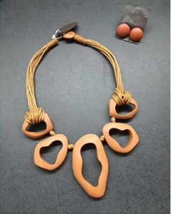 Colgante de hilo de diseño Original, joyería de moda, collares inteligentes, Collar de amor de Color Natural, joyería Bohemia, collar de cuentas de arroz - Product Image 3