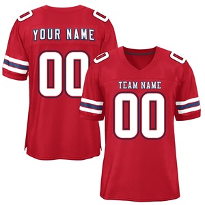 OEM Service 100% Polyester Sublimated Embroidered American <b>Football</b> Jersey Men American <b>Football</b> Wear In <b>Cheap</b> Price For Sale - Product Image 4