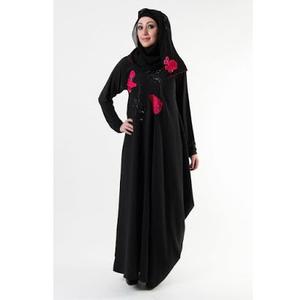 La mayoría de las tendencias de tela personalizada Abayas Diseños hermosos Nueva colección Logotipo personalizado Transpirable Mujeres Abayas para damas - Product Image 4