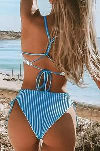2025 Ladies Stylish Printed Two-Piece <b>Swimming</b> Bikini Hot Sale Winter Swimwear OEM Wholesale <b>for</b> Fashion Brands - Product Image 5