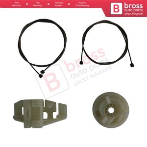 Juego de reparación de regulador de ventanilla eléctrica BWR576 puerta delantera derecha para Modus Grand Modus F/JP0 2003-2008 4/5 puerta pre-facelift 8200277578 - Product Image 2