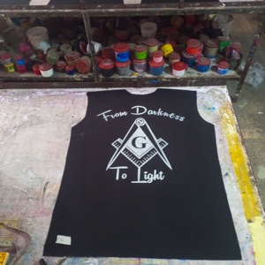 T-SHIRTS MASTER MASON IMPRIMÉ T-SHIRTS MASONIC T-SHIRTS NOIR - Product Image 5