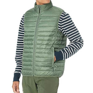 Chaleco acolchado sin mangas hecho a medida ODM y OEM para hombres, ideal para clima frío - Product Image 1