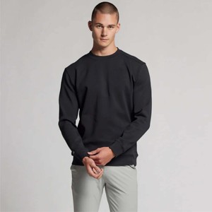 เสื้อสเวตเตอร์คอกลมขนแกะคลาสสิกสําหรับผู้ชาย - เสื้อสวมหัวที่ทนทานอบอุ่นและมีสไตล์เหมาะสําหรับความสะดวกสบายตลอดทั้งวัน - Product Image 1