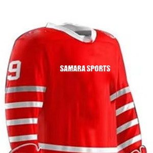 Conjuntos de pantalones y camisetas de hockey sobre hielo de malla sublimada unisex transpirables servicios OEM personalizados al por mayor - Product Image 4