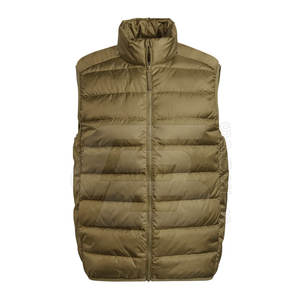 Gilet bouffant sans manches résistant à l'eau pour hommes veste en toile chaude d'hiver en plein air rembourrage en nylon vêtements d'extérieur grande taille - Product Image 1