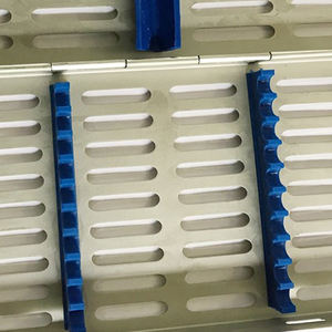 Caja médica de salud, bandeja de casete de esterilización con bandejas de esterilización de bloqueo, cesta de malla de alambre personalizada para uso médico - Product Image 5