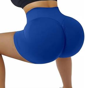 Shorts de yoga premium pour femmes, OEM, pour l'entraînement, taille haute élastique, extensibles dans les quatre sens, respirants, vente en gros, mode active - Product Image 6