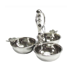 Modern Design Aluminum <b>Bowl</b> <b>Large</b> Snacks <b>Serving</b> <b>Bowl</b> for Home Hotel Restaurant Decoration - Product Image 4