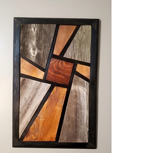 Arte de pared de madera de bajo precio, sala de estar tapices de pared únicos para interiores, dormitorio y decoración del hogar, arte de pared de madera de estilo Natural - Product Image 4