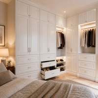 Armoire personnalisée rentable personnalisée grande armoire et armoire-penderie intégrée sur mesure conception de mesures personnalisées