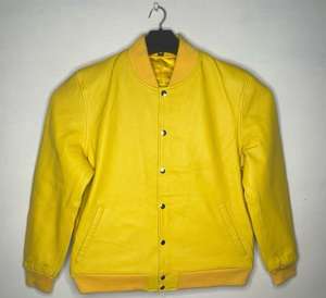 Wholesale Original Leather <b>Covered</b> <b>Button</b> Winter Jacket Men's Fashion Stand Collar Slim Casual Breathable Front Logo - Product Image 3