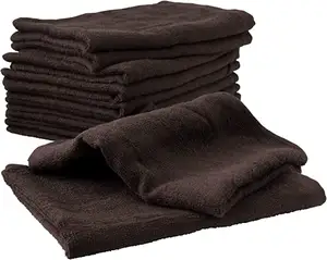 [Wholesale Products] HIORIE Osaka Senshu Reasonable Towel Made in Japan 100% Cotton Hand Face Towel 34*90cm 300GSM Dark Brown