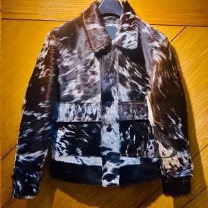 Última moda chaqueta de cuero de vaca transpirable manga regular hombres moda diferentes colores disponibles chaqueta de cuero de vaca - Product Image 5