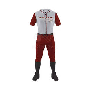 Uniforme de Béisbol Deportivo para Exteriores, Duradero y Transpirable, 100% Poliéster, Calidad Premium, Personalizable - Product Image 2