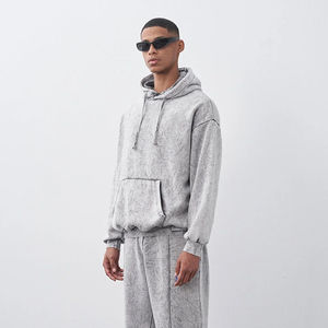 Chándal Deportivo Casual de Manga Larga para Hombre 2026, Chándal Deportivo con Lavado Ácido Personalizado para Hombre con Servicio OEM - Product Image 5