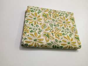 10 Yard Indian Kalamkari Hand Block Print Cotton Fabric Dress Material Indian Block Print Cotton Fabric - Product Image 5