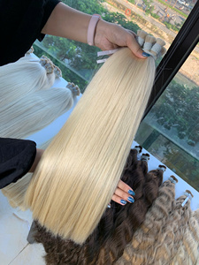 Extensions de cheveux vierges vietnamiennes à cuticules intactes, prix d'usine, de 50 cm à 70 cm, super double trame - Product Image 3