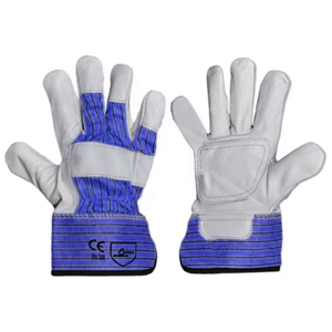 Guantes de trabajo de grano de piel de vaca Rigger canadiense de calidad superior Guantes de seguridad de cuero Guantes de trabajo de jardinería industrial de cuero - Product Image 6