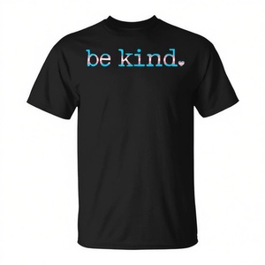 T-shirt Be Kind LGBTQ+ Trans Pride, vêtements promotionnels pour les alliés fiers de la communauté gay et transgenre - Product Image 2