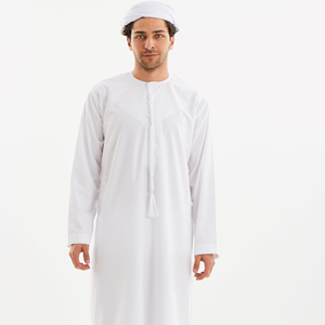 Hommes Jubbah Thobes Professional 2025 Fabricant Nouveau Style Vêtements Islamiques Arabe Jubba Thobe avec OEM ODM Services - Product Image 2