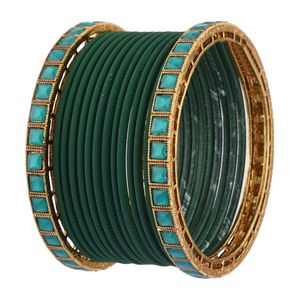 Fabricant indien bijoux en gros classique traditionnel Kundan Bracelet jonc mariée mariage bijoux indiens pour femmes - Product Image 5